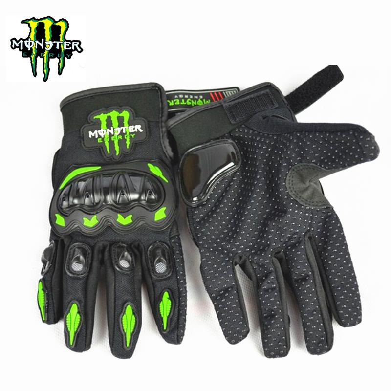 Monster Energy Găng Tay Xe Máy Retro Racing Motocross Full Ngón Đi Xe Đạp M L XL xxl Motocross Luvas Guantes Size: XXL