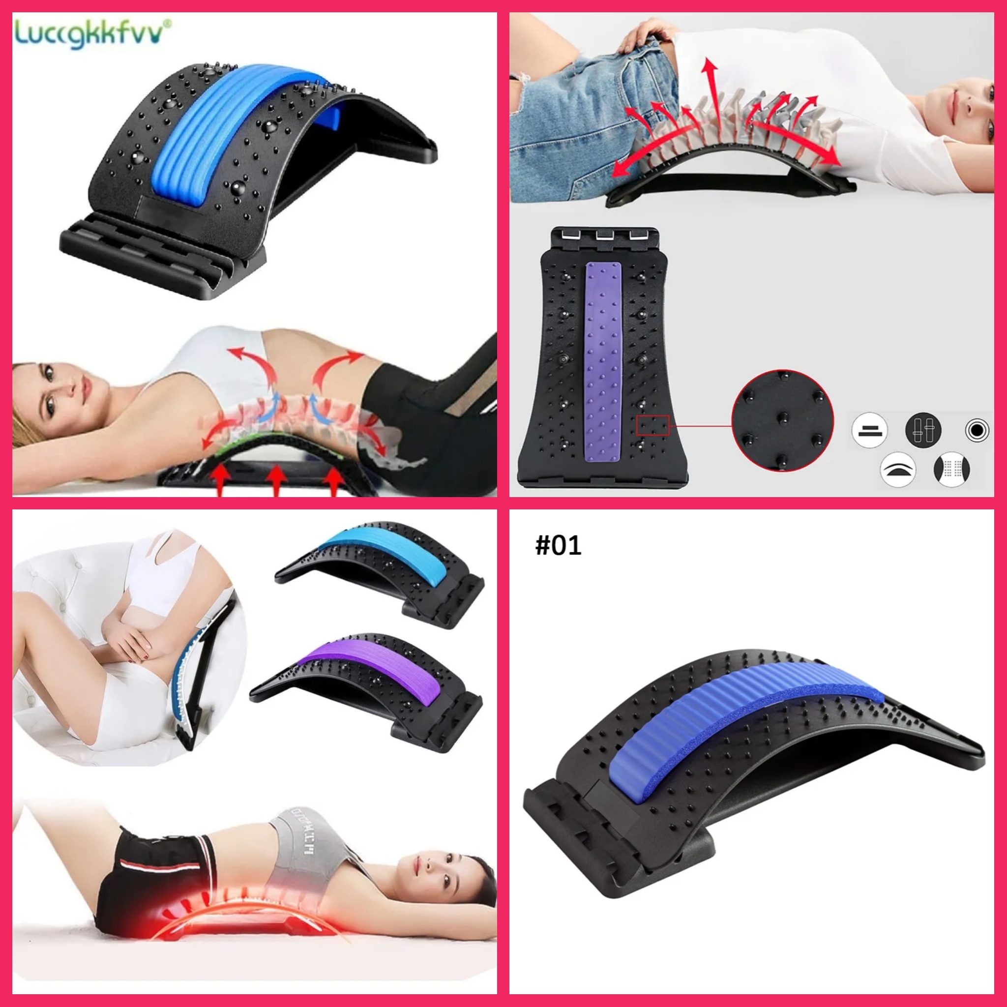 1 KHUNG NẮN CHỈNH CỘT SỐNG THOÁT VỊ ĐĨA ĐỆM HẾT ĐAU LƯNG TẬP MASSGE