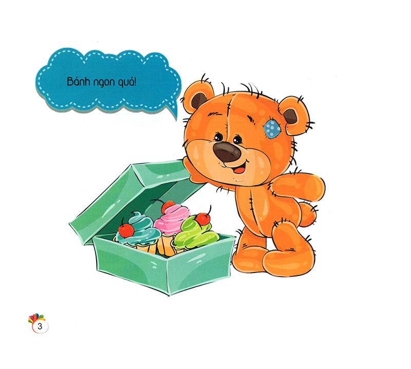 Sách Gấu Bông Teddy - Tập 3: Teddy Thích Ăn Kẹo