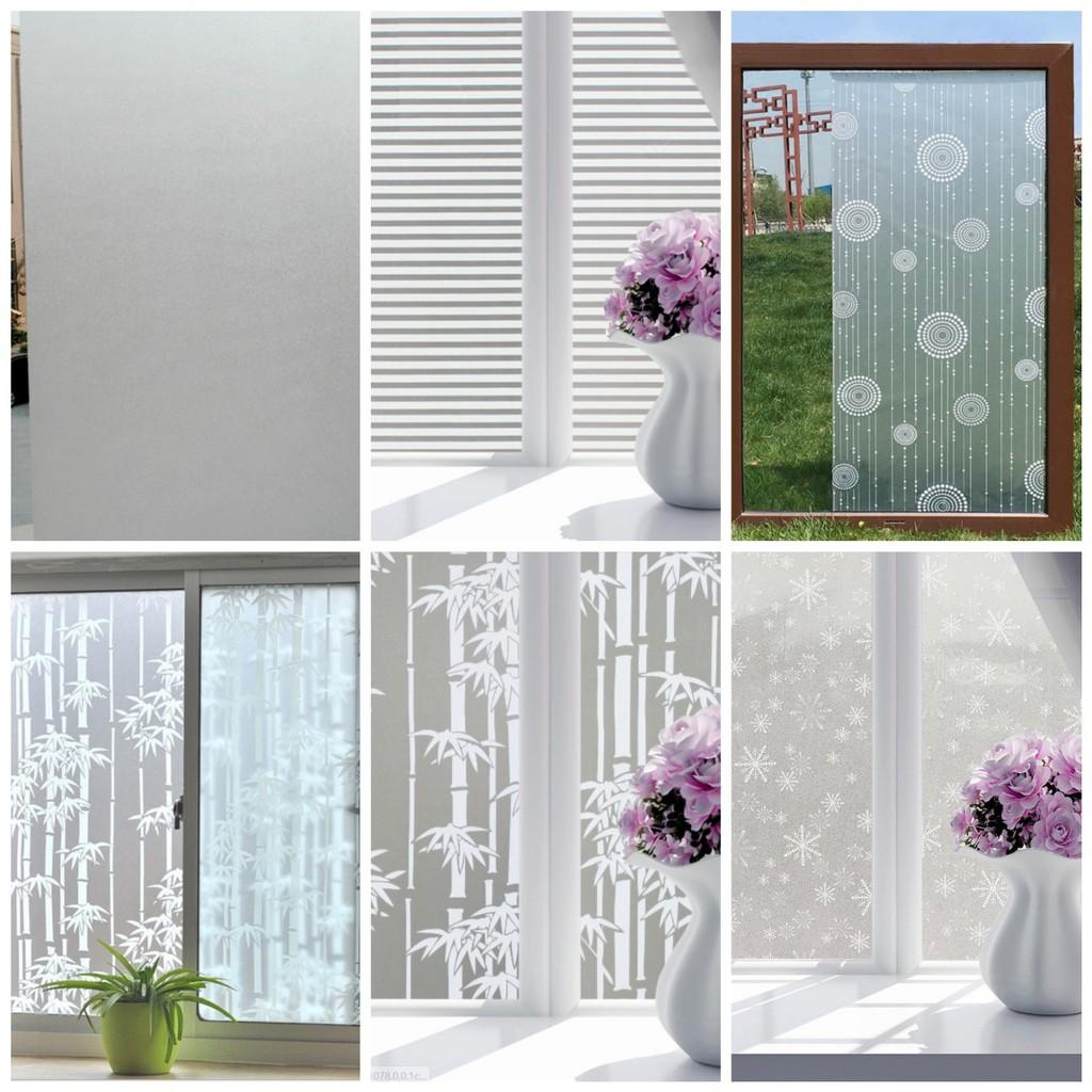 5M Giấy Dán Kính nhiều mẫu Không Cần Keo BST 05 - Khổ 0.6m