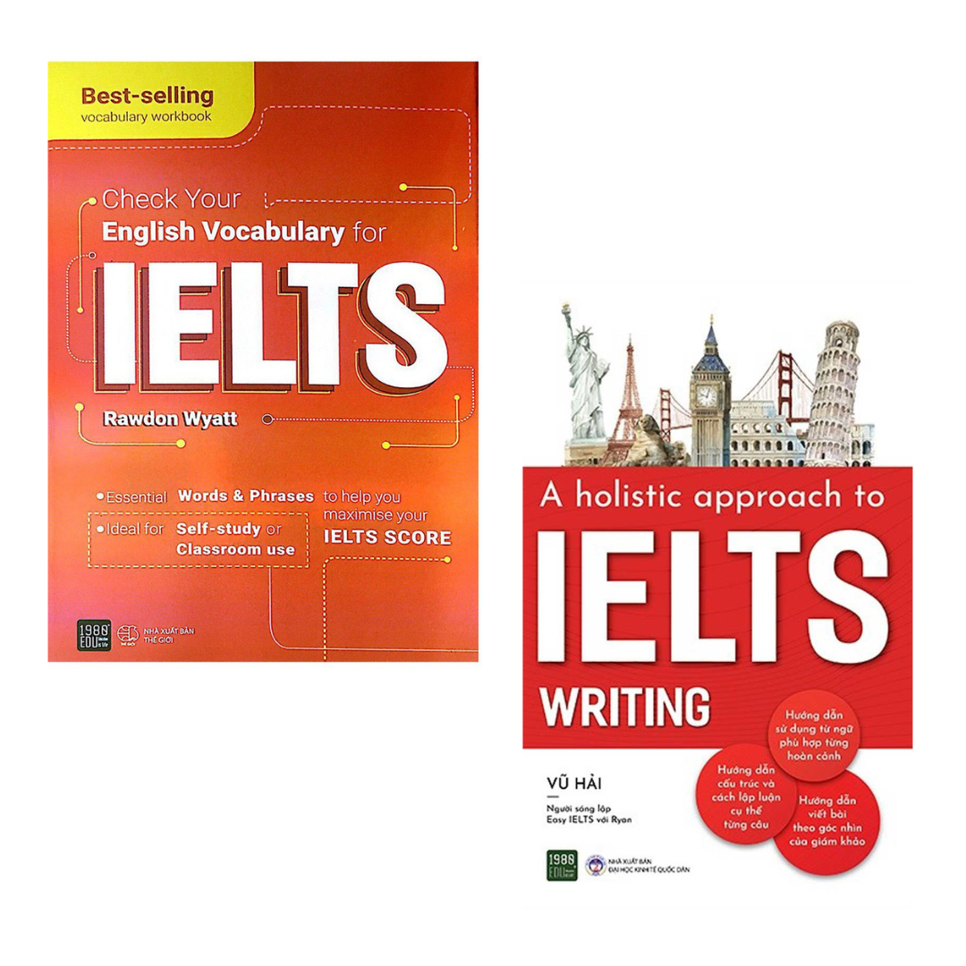 Combo 2 Cuốn Sách Học Ielts Hay- Check Your English Vocabulary For Ielts+A Holistic Approach To Ielts Writing