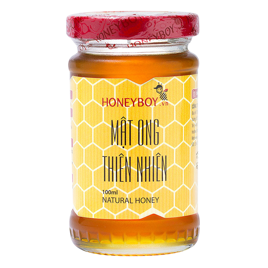 Combo Mật Ong Thiên Nhiên Honeyboy (1kg) + Mật Ong Thô Honeyboy (1L) - Tặng Mật Ong Thiên Nhiên Honeyboy (100ml)