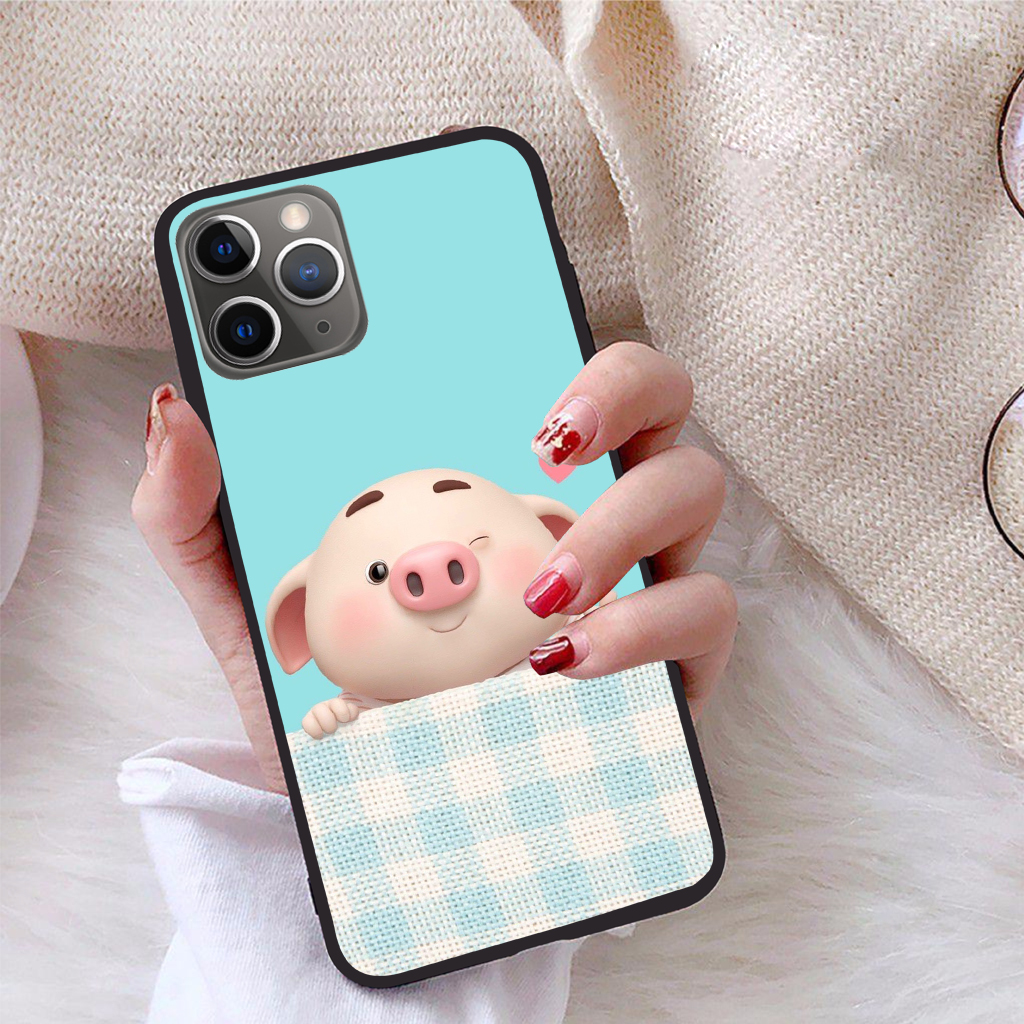 Ốp lưng dành cho iPhone 11 Pro viền dẻo TPU Bộ Sưu Tập Lợn Tết - Hàng chính hãng