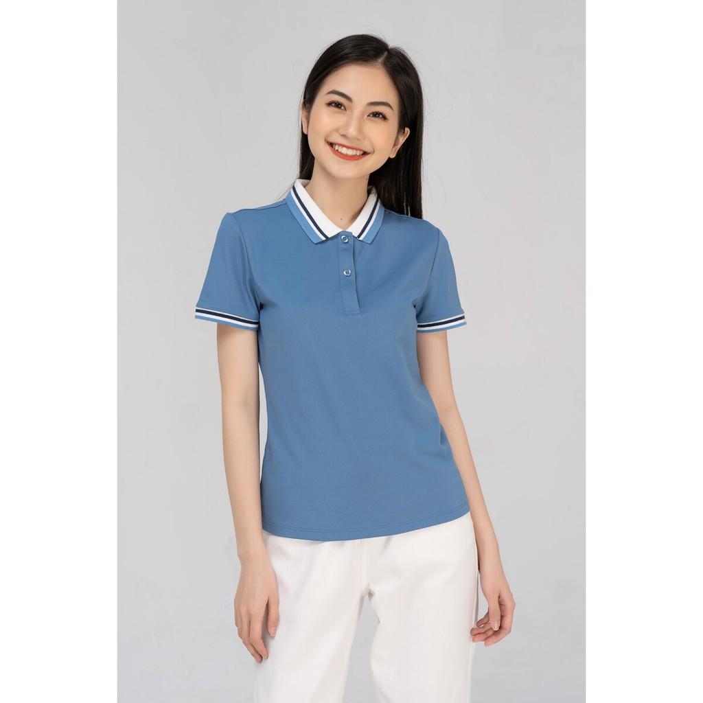 Áo polo nữ YODY áo có cổ Chất liệu Pique mắt chim thấm hút tốt, mềm mịn - APN3706