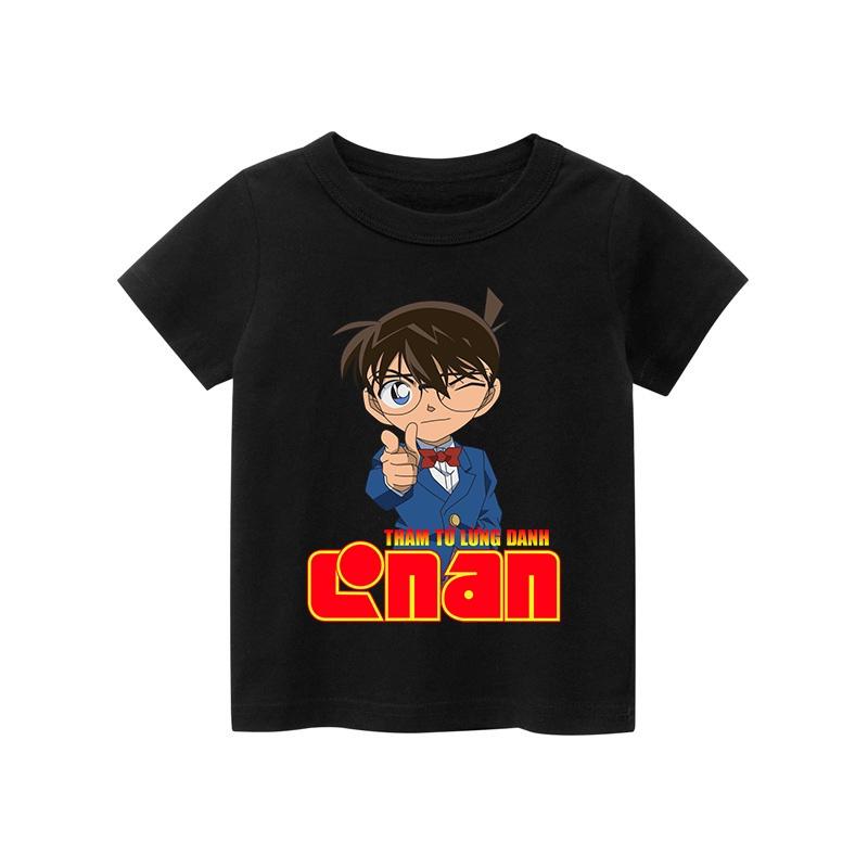 Áo thun trẻ em CONAN , 8 màu áo, đầy đủ size có big size, MÀU KHÁC NHẮN TIN SHOP