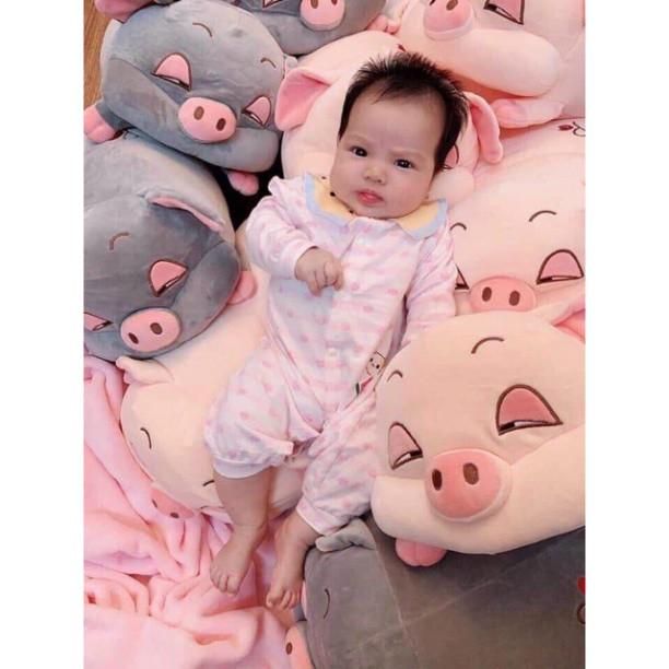 Set Chăn Gối Ôm Hình Lợn Siêu dễ thương