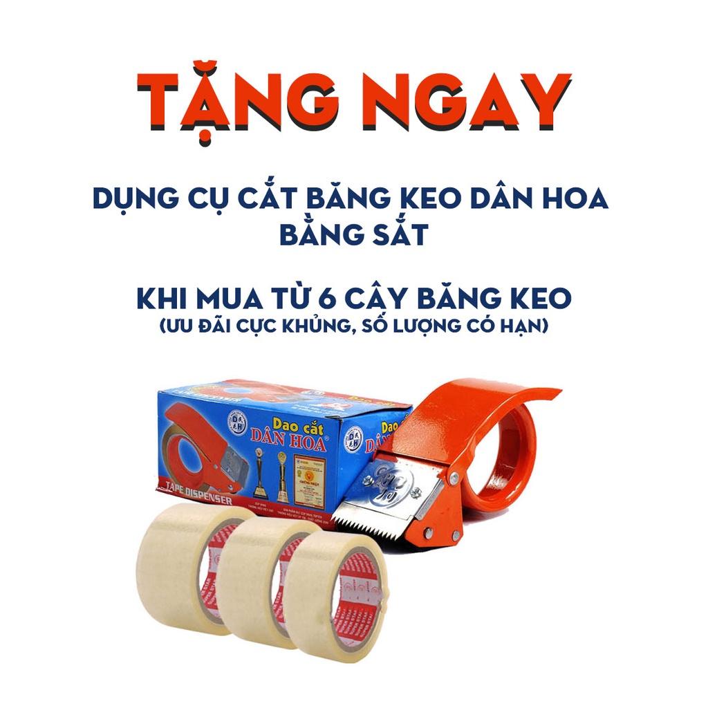 Băng Keo Trong, Đục 200 Yard 1 Cây 6 Cuộn Nặng 1.6Kg Đóng hàng