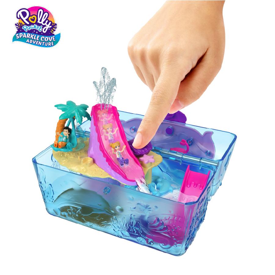 Đồ Chơi Thế Giới Thủy Cung Của Chú Rái Cá Hồng POLLY POCKET HKV47