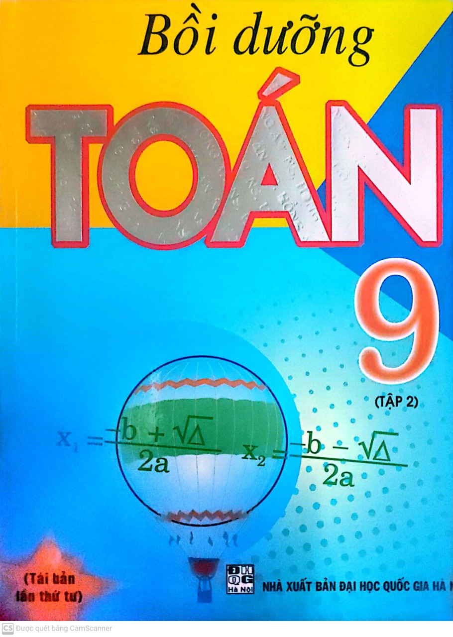 Bồi Dưỡng Toán 9 Tập 2 ( Tái Bản )