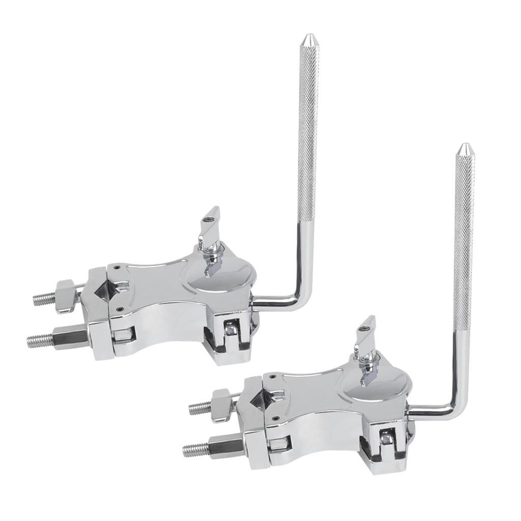 2Pieces Tom Drum Stand Holder Drum Support Metal Drum Set