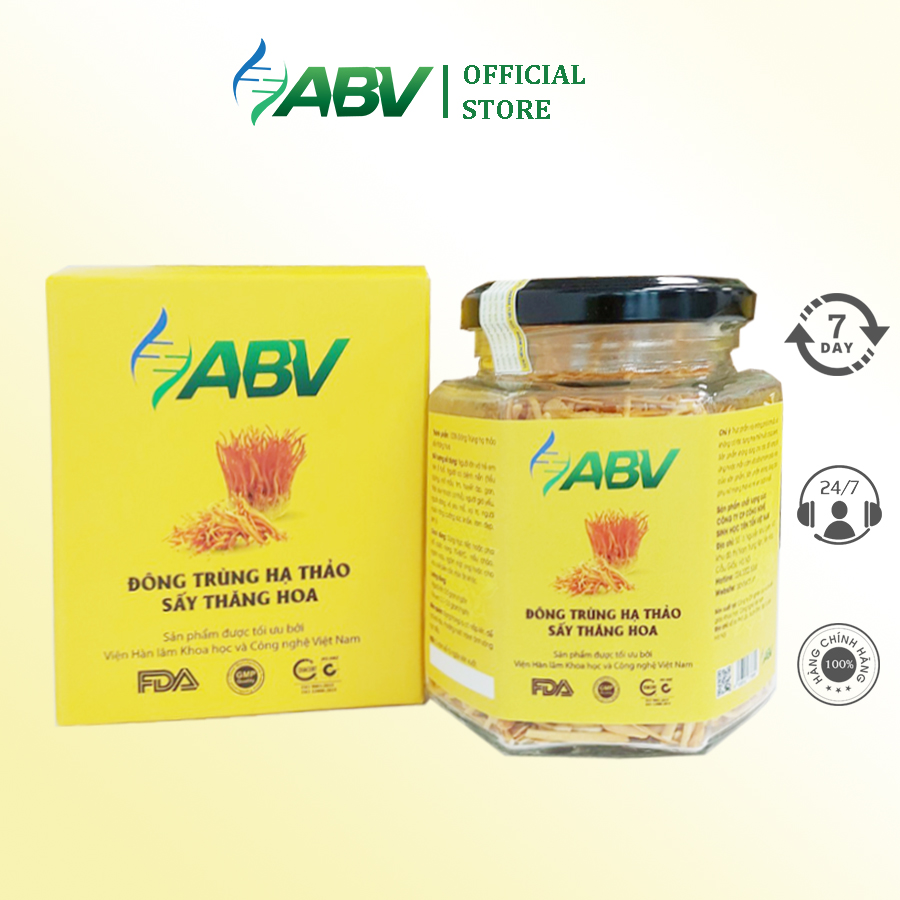 Đông trùng hạ thảo sấy thăng hoa ABV - 12g Hộp B1