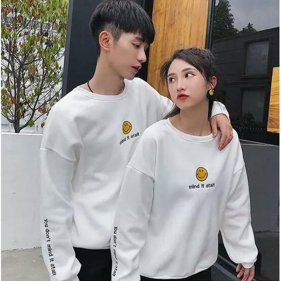 ÁO THU ĐÔNG ĐÔI HÌNH MẶT CƯỜI