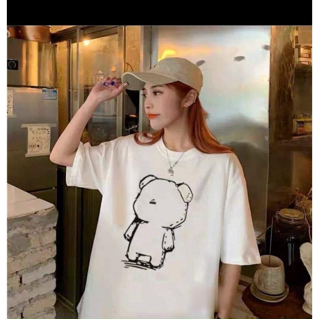 Áo thun unisex form rộng nam nữ Freesize