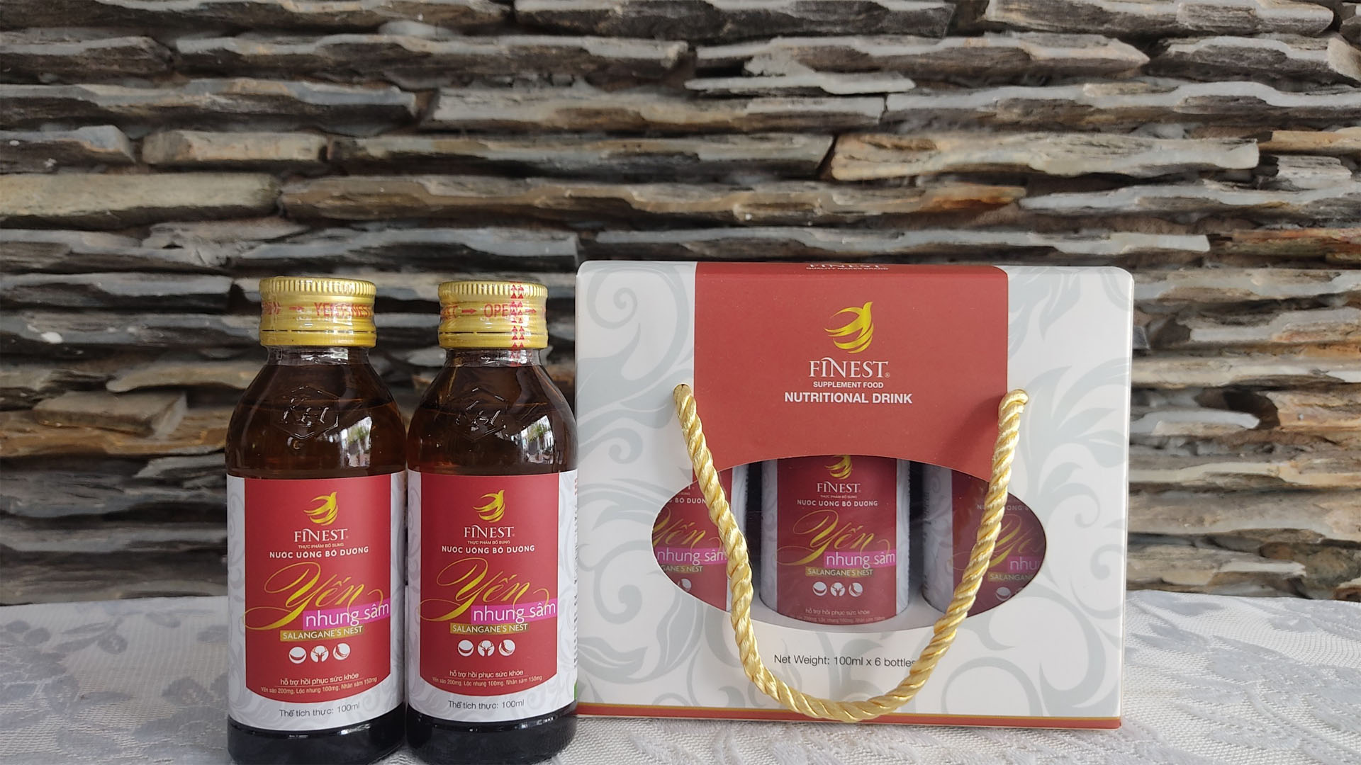 Nước yến nhung sâm (Không đường) Finest