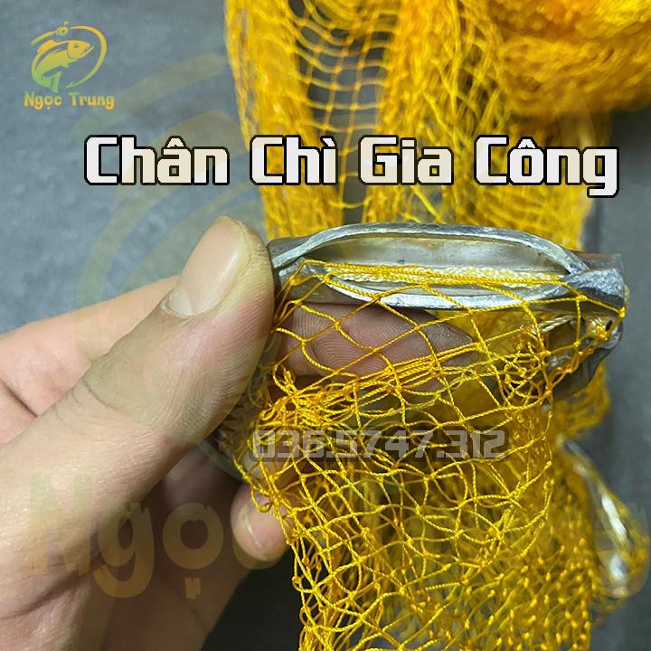 Chài Đánh Cá bằng Dù chân chì Gia Công có chiều cao 2m5 bung 4m nặng 3,5kg mắt lưới 1,5cm đánh Tôm,Tép 1