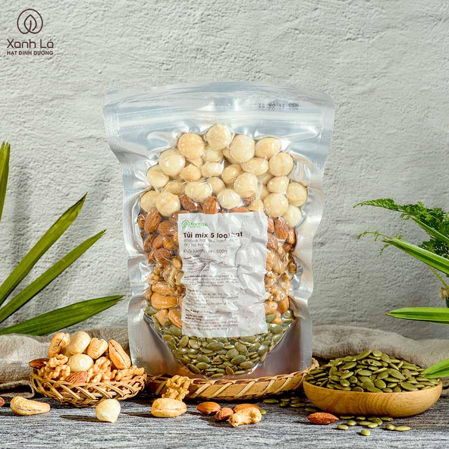 - Túi mix 05 loại hạt cao cấp 1  - 500gr