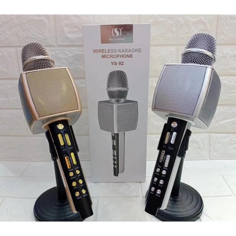 Mic hát karaoke cao cấp ys92, âm thanh vang hát hay, đỉnh cao nhất trong các dòng mic hát cầm tay phukienhuonganh