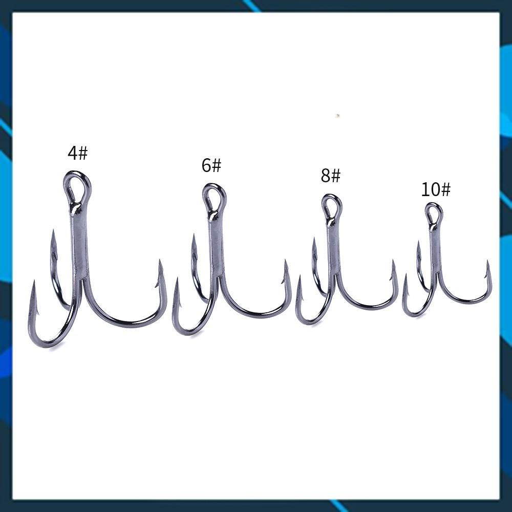 Set 20 Lưỡi câu 3 tiêu 4-6-8-10,Chuyên Đồ Câu Lure lưỡi câu cá 3 tiêu,cần câu lure