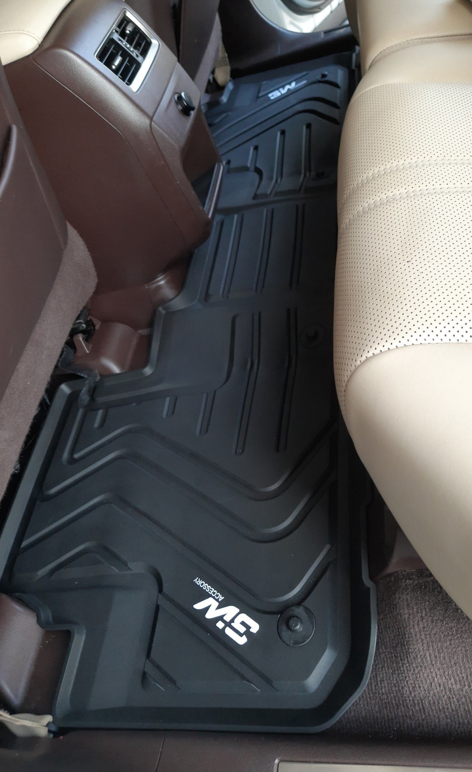 Thảm lót sàn xe ô tô Lexus RX 2015 - đến nay Nhãn hiệu Macsim 3W chất liệu nhựa TPE đúc khuôn cao cấp - màu đen