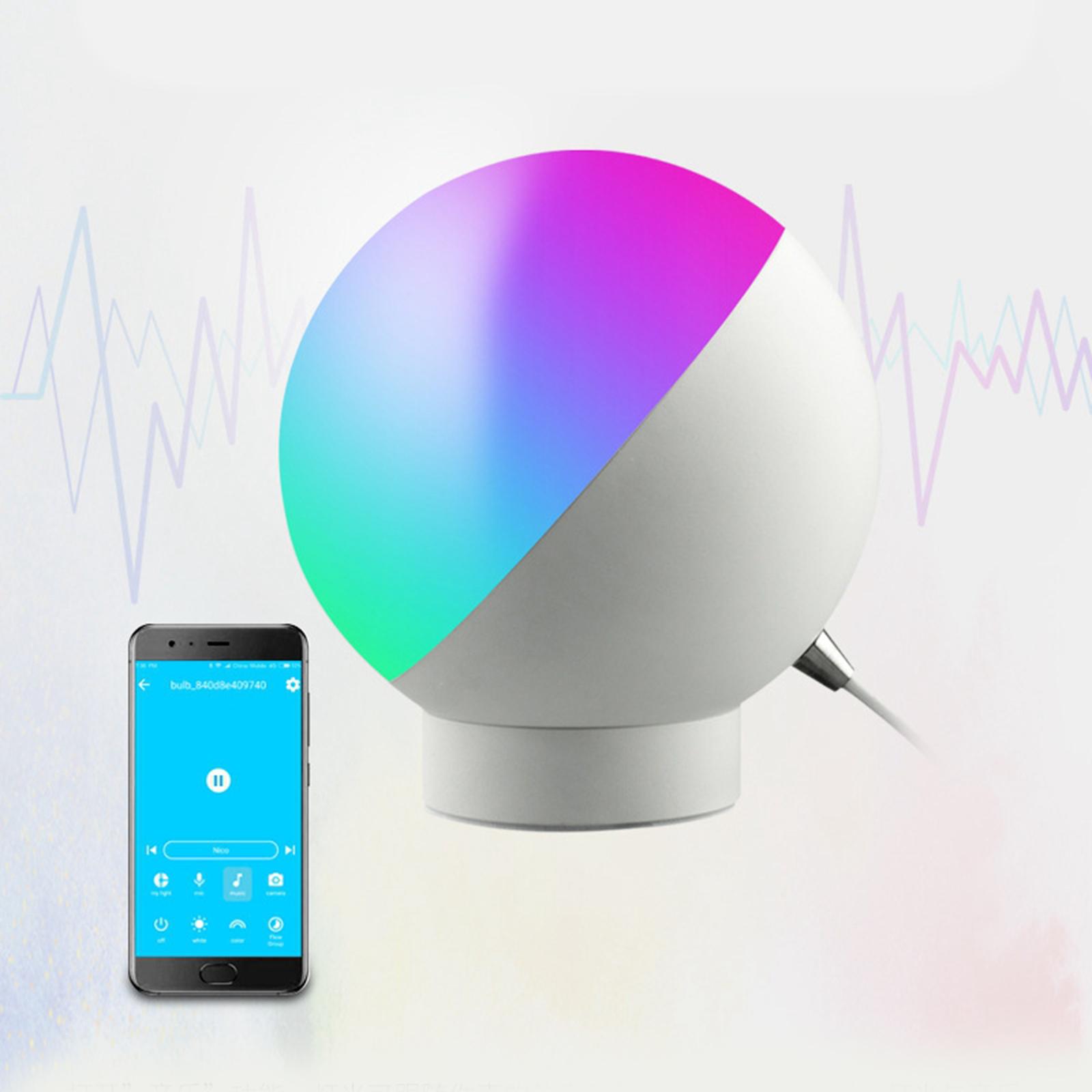 Smart LED Table Mood Lamp Color Changing Bedrooms Dimmable Desk Night Light