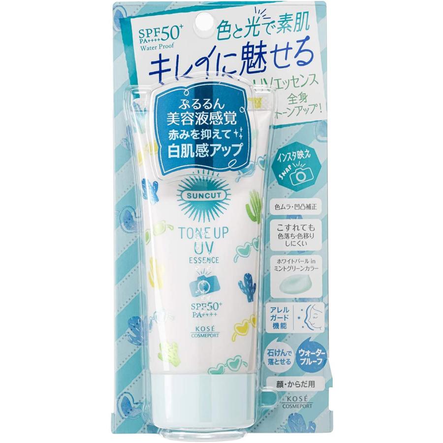 Kem chống nắng nâng tông Kose Tone Up UV Essence Water Proof SPF50+ 80g