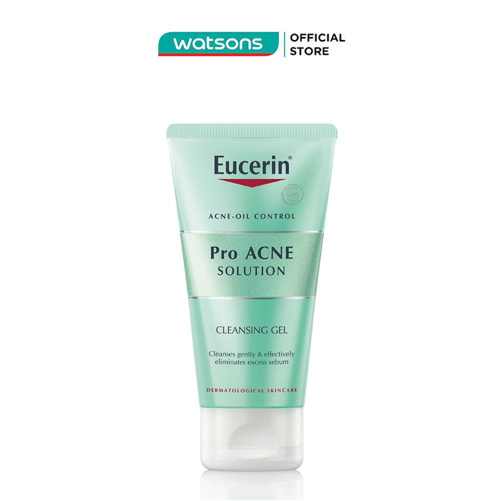 Gel Rửa Mặt Eucerin Cho Da Mụn Pro Acne Solution 75ml