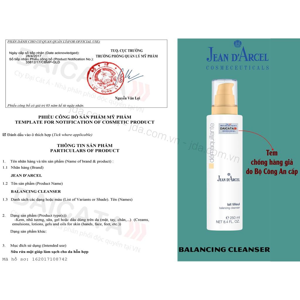 Sữa Rửa Mặt Cho Da Thường Và Da Hỗn Hợp Jean D'Arcel Balancing Cleanser