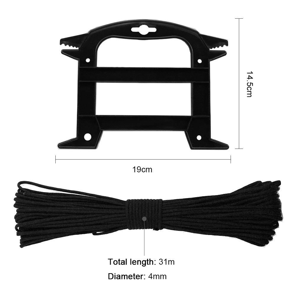 5 khung cuộn dây bằng nhựa cao cấp cho trọng lượng nhẹ và độ bền,Có khóa răng ở hai bên để kẹp và cố định dây