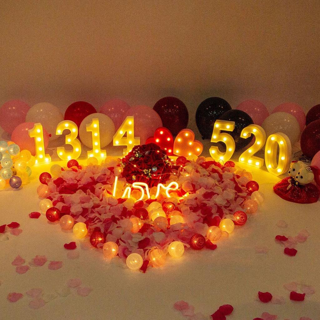 ĐÈN LED, ĐÈN CHỮ, ĐÈN CHỮ LOVE, ĐÈN HAPPY BIRHTDAY, MARRY ME, TRÁI TIM