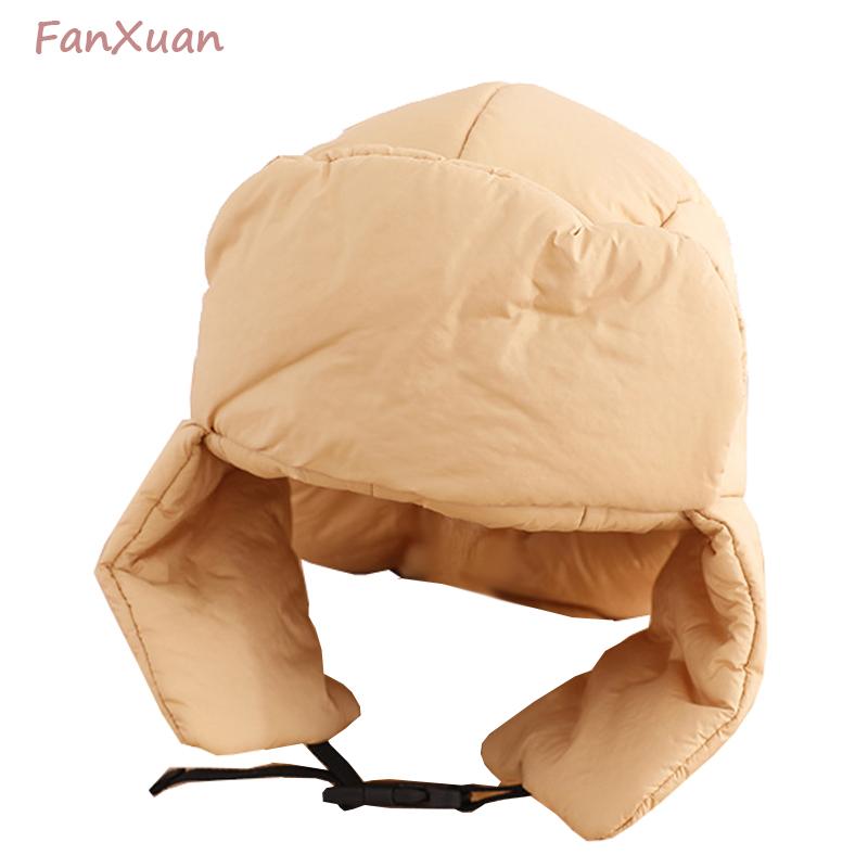 Thiết Kế Mới Mùa Đông Nón Cho Bé Chắc Chắn Dày Mềm Mại Ấm Áp Máy Bay Ném Bom Mũ Nón Rộng Vành Cho Bé Bé Trai Bé Gái Bông Pp Nhồi Earflap ngoài Trời