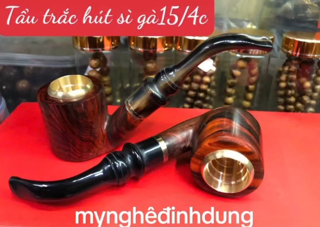 Tẩu sìgà đa năng bằng gỗ trắc đỏ đen