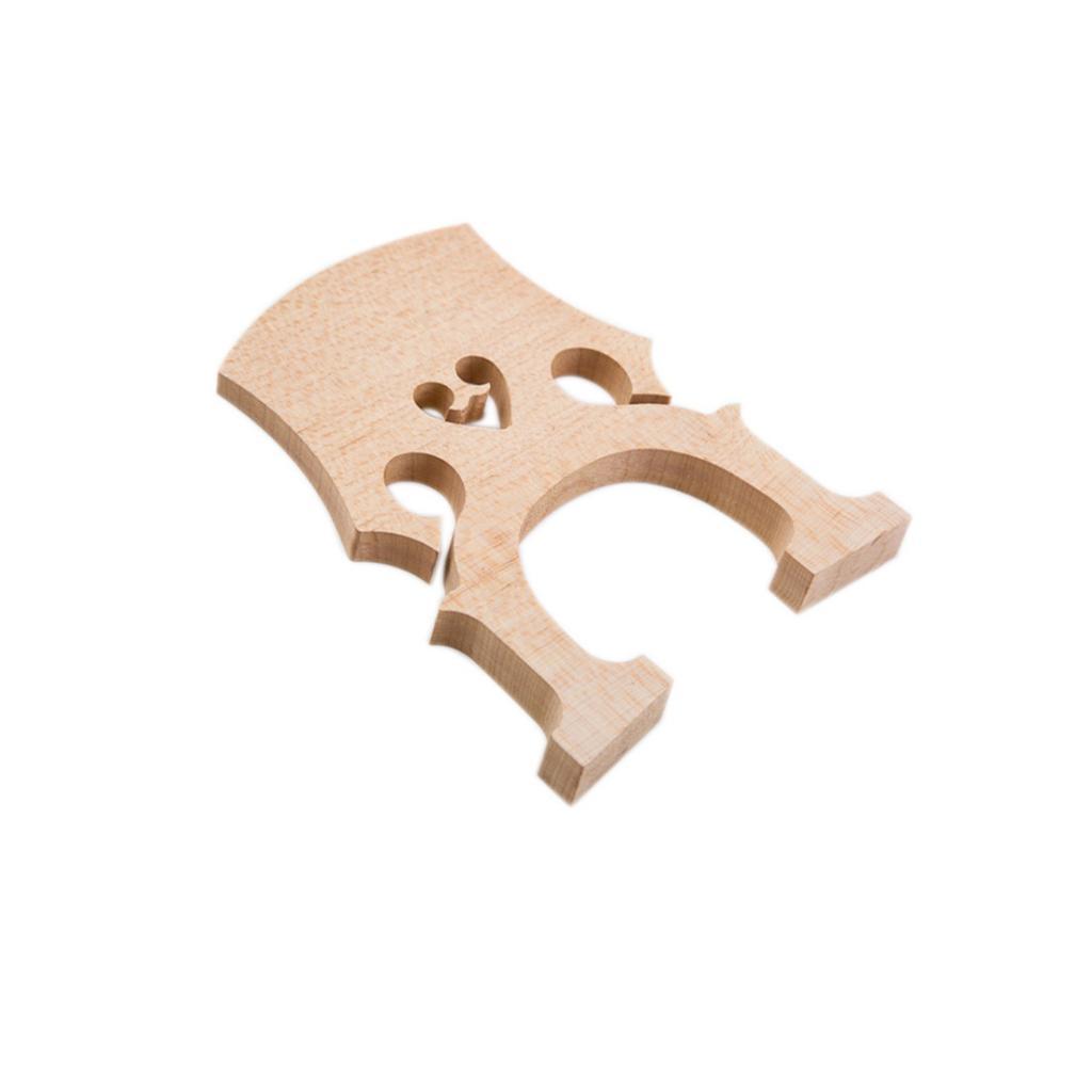 Replacement Maple 1/8 Scale Cello Bridge Musical Instrument Parts for Cellist