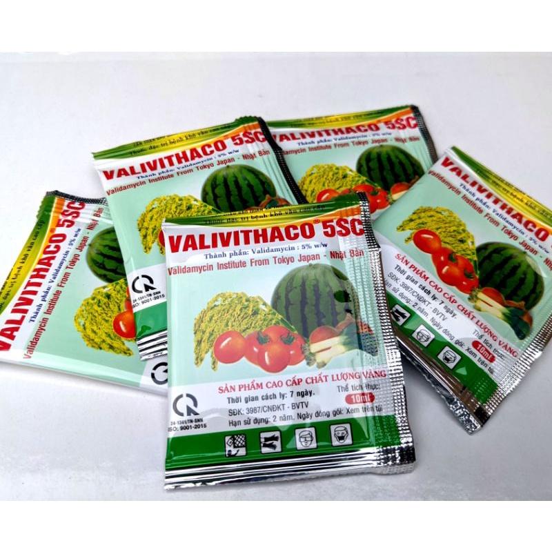 Thuốc trừ bệnh Valivithaco 5sc, Xuất xứ Nhật Bản. Trị thối rễ, lở cổ rễ, chết ẻo cây con.