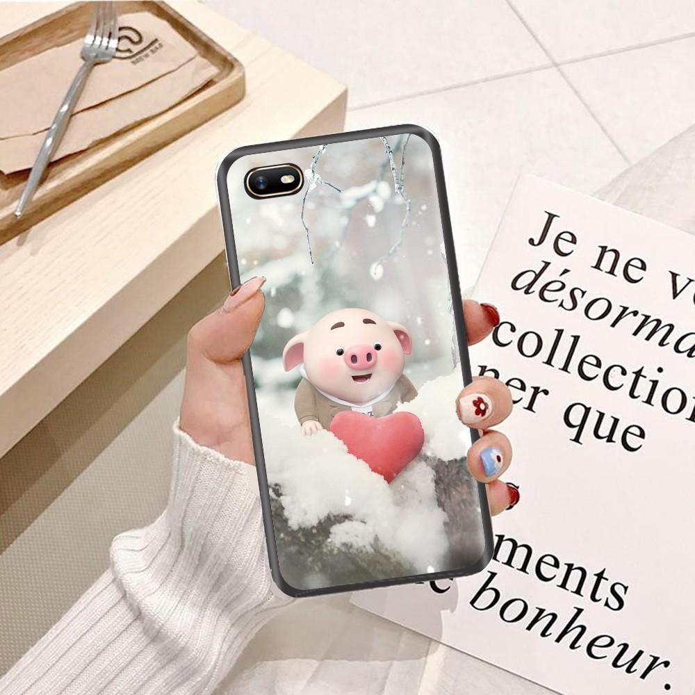 Ốp lưng dành cho điện thoại Oppo Neo 7 Viền dẻo TPU hình Heo Con Dễ Thương
