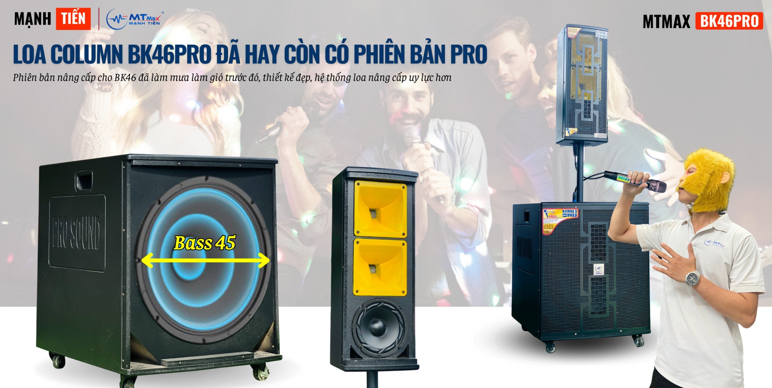 Loa Column MTMAX BK46 PRO Chính Hãng, Đã Hay Còn Có Bản Pro – Bass Trung Treble Uy Lực. Hàng Chính Hãng