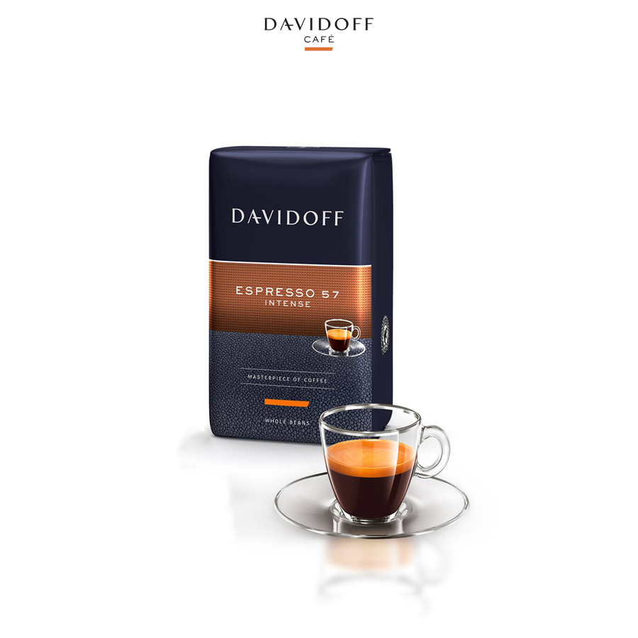 Cà phê nguyên hạt hạng sang Davidoff Café - Espresso 57 - 500g