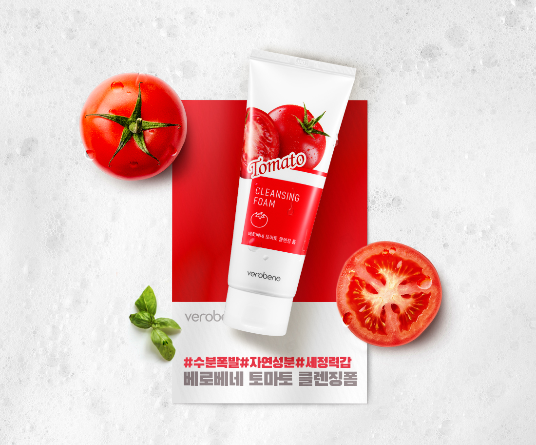 Sữa rửa mặt cà chua - Verobene Tomato Cleansing Foam