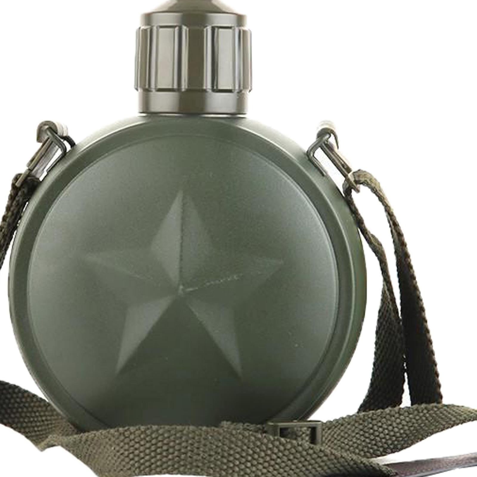 Portable Style Water Bottle Kettle Drink Cup with Strap for Outdoor