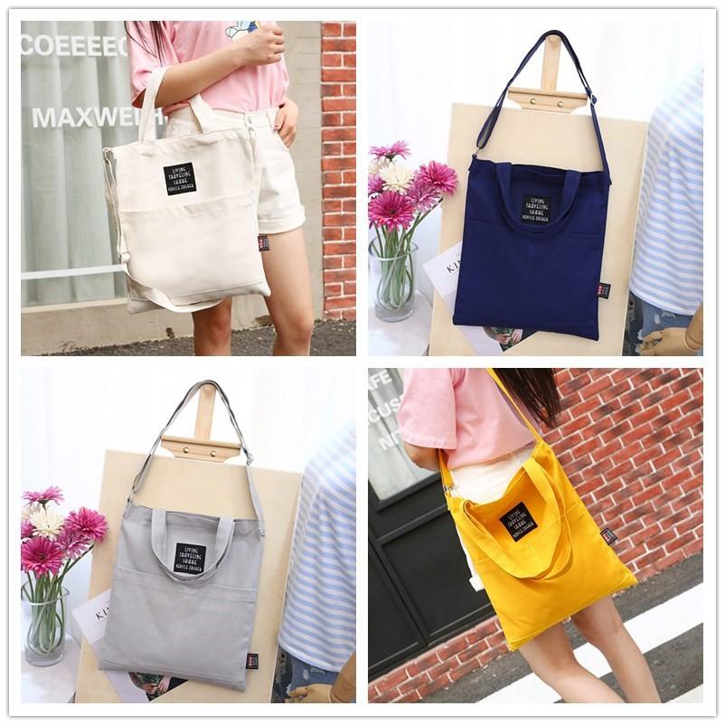 Túi Vải Tote Living Loại 1 Vải Canvas Siêu Đẹp Cặp Đeo Chéo Ulzzang Hàn Quốc BT17