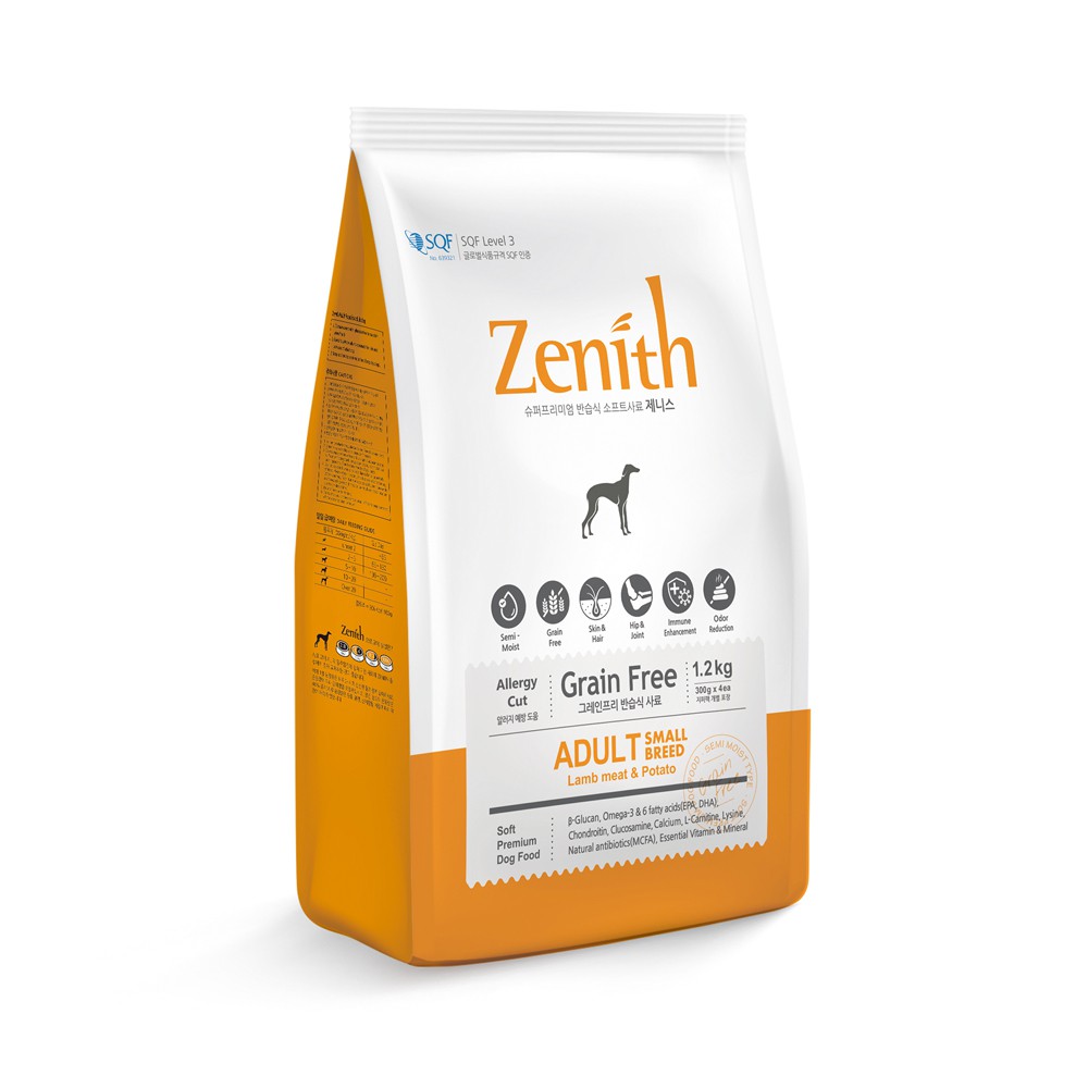 Thức ăn hạt mềm Zenith Adult - Dành cho Chó Trưởng Thành Vị Cừu và Khoai Tây - Túi 3kg