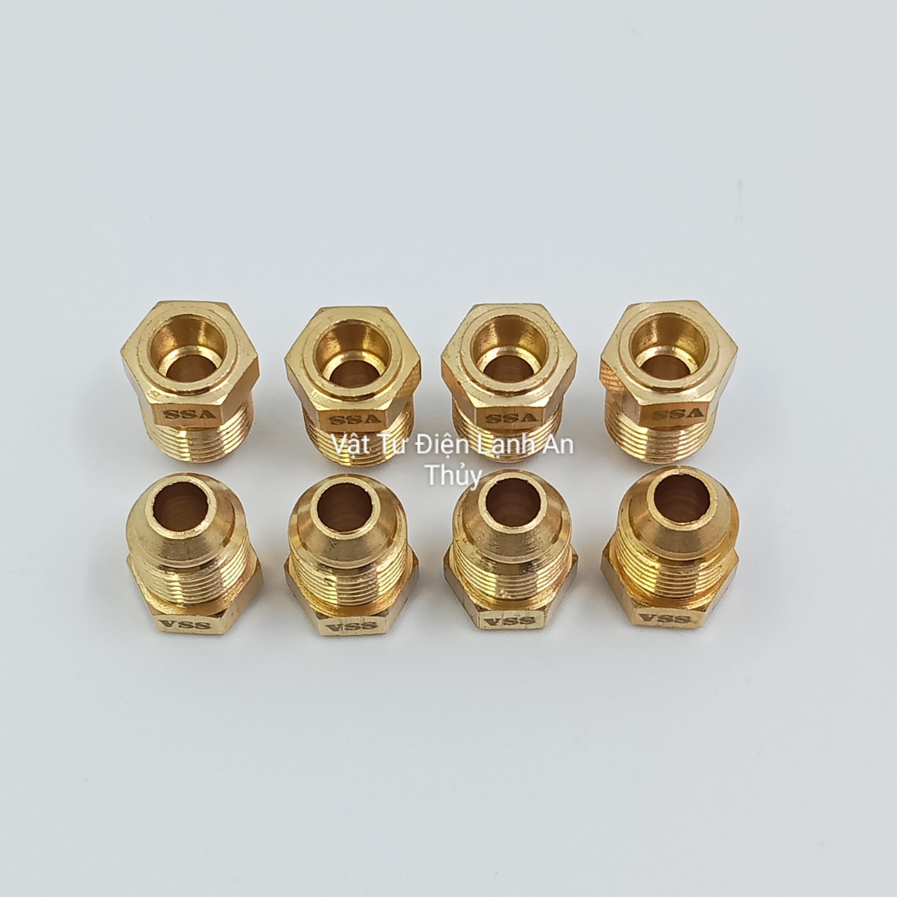 Tán hàn ống đồng phi 10 - Ốc tán ông đồng răng ngoài phi 10, Đầu hàn nối ống đồng máy lạnh phi 10, Tán hàn tăng ống đồng