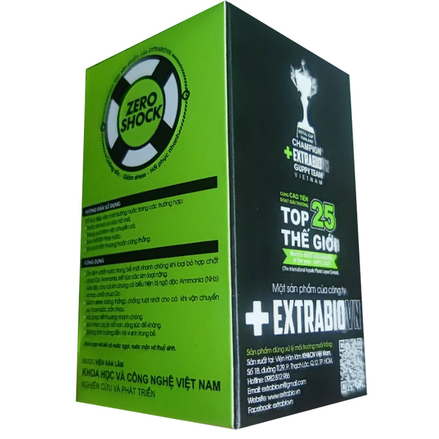 Vi Sinh Hồ Cá Cảnh - Zero Shock - Chống Sốc , Giảm Sốc, Hồi Phục Nhanh