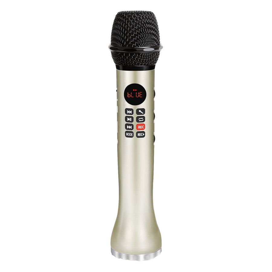 Microphone Karaoke Kèm Loa Có Ghi Âm L598Hong Sotate -  Hàng Nhập Khẩu