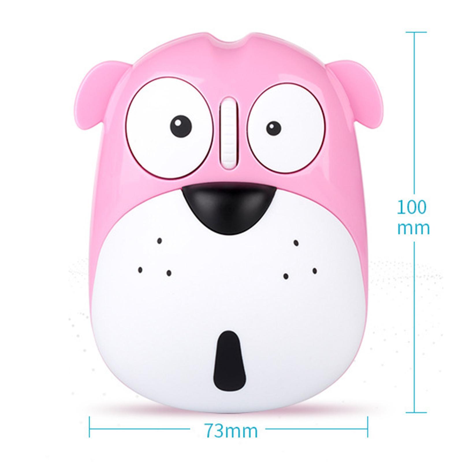 2.4G Wireless Mouse Dog Shape with USB Nano Receiver Animal for Office