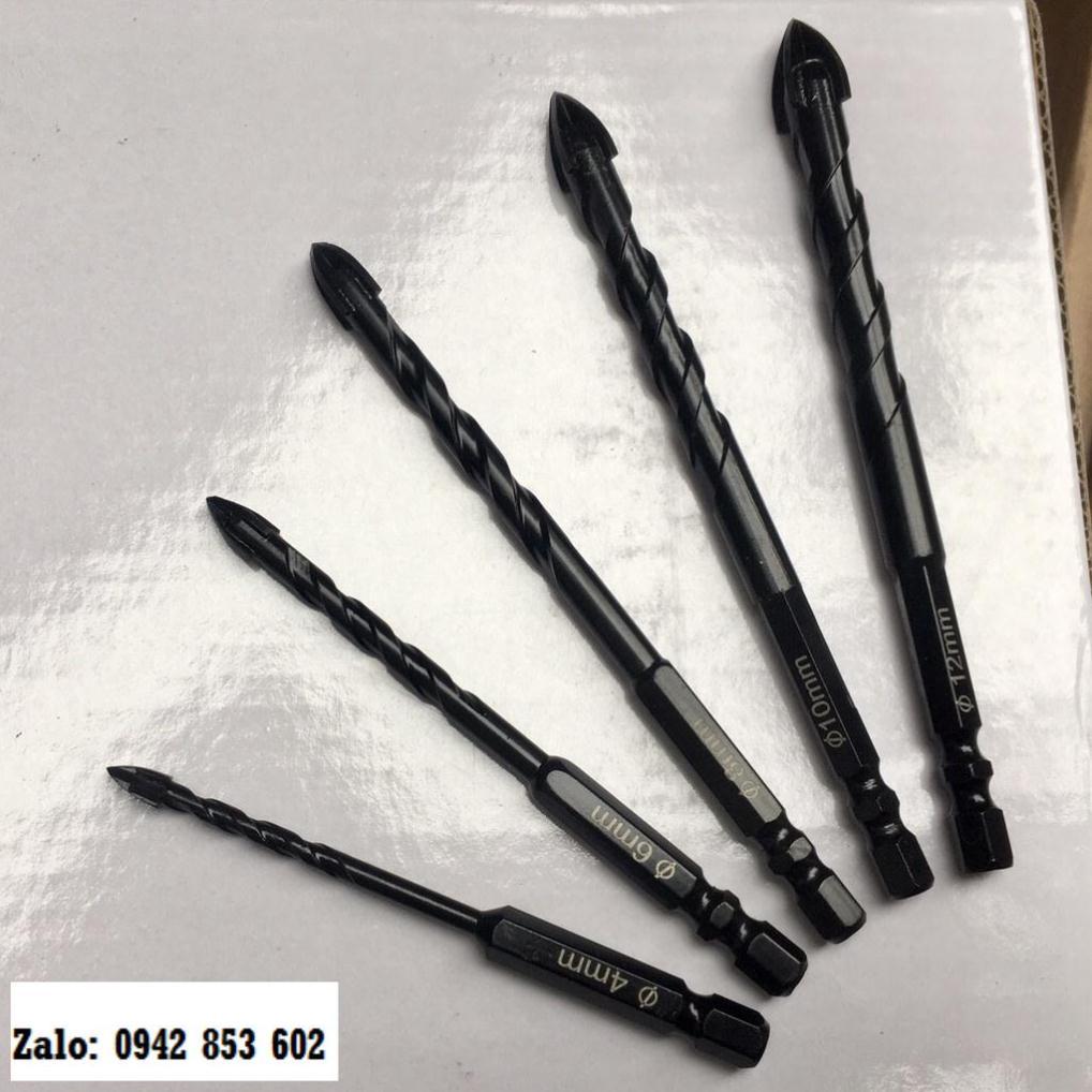 Mũi Khoan Đa Năng 4 Cạnh Chuôi Lục Giác - Bán Lẻ Đầy Đủ Kích Cỡ