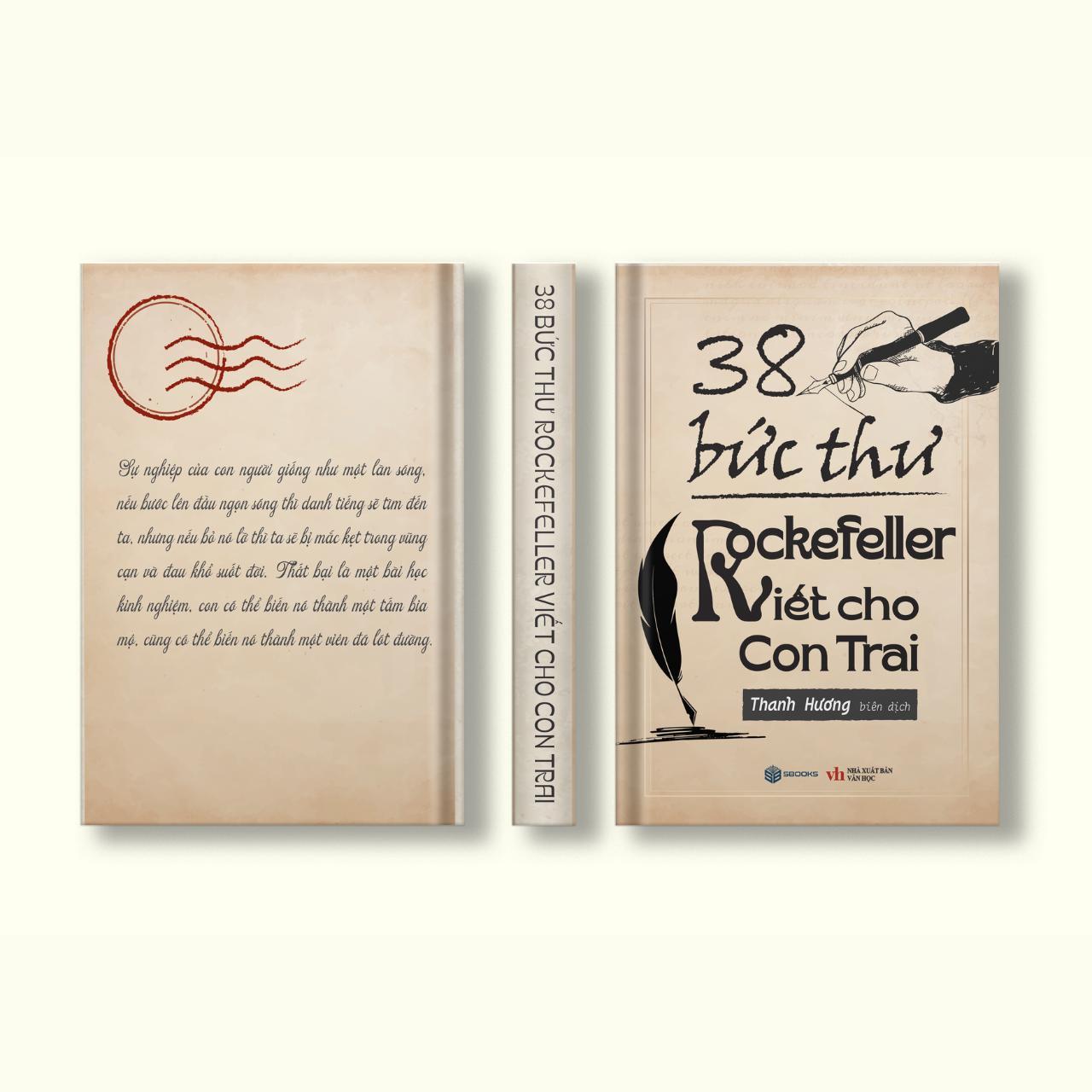 Sách - 38 Bức Thư Rockefeller Gửi Cho Con Trai - Sách CHÍNH HÃNG SBOOKS