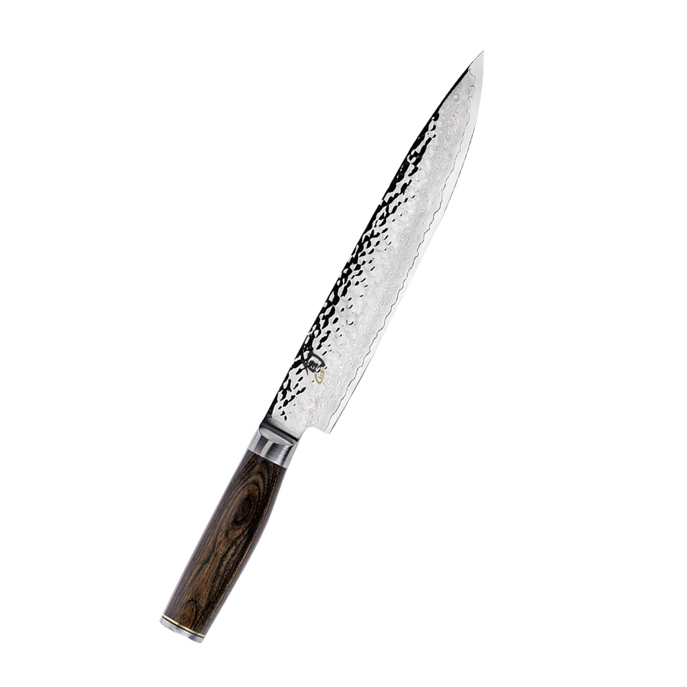 Dao bếp Nhật cao cấp Shun Premier Slicing - Dao thái lát thép Damascuss 69 lớp TDM0704 (240mm) - Dao bếp Nhật chính hãng