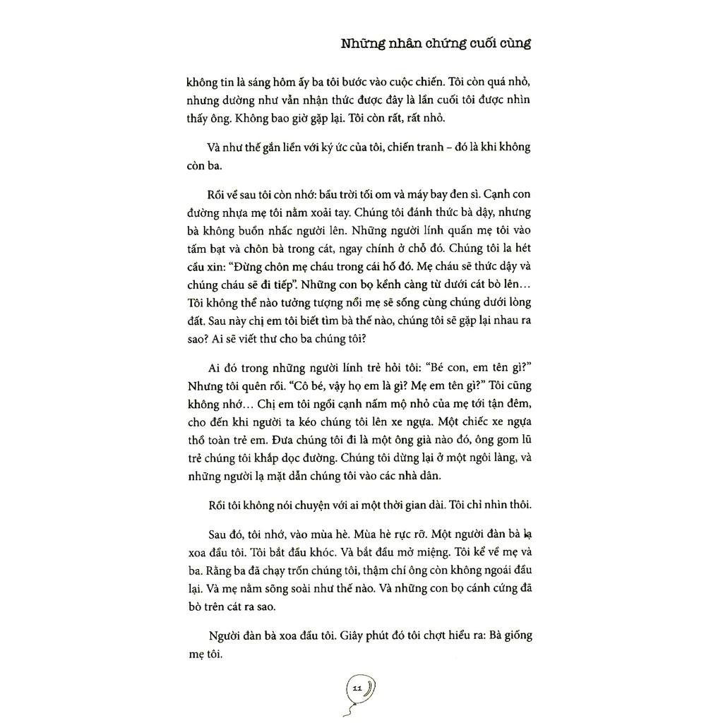 Sách Những Nhân Chứng Cuối Cùng