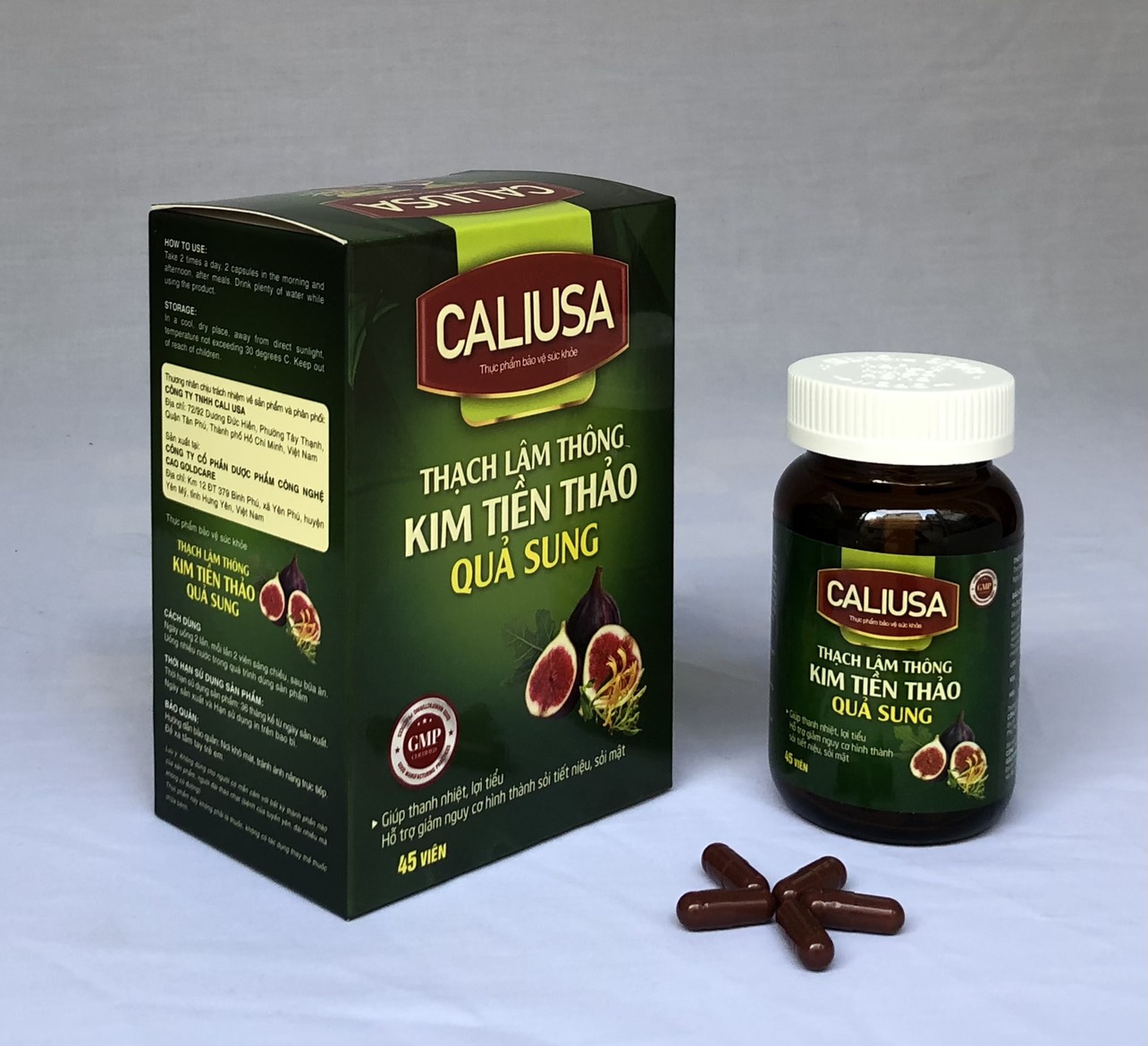 Thạch Lâm Thông Kim Tiền Thảo Quả Sung Cali usa