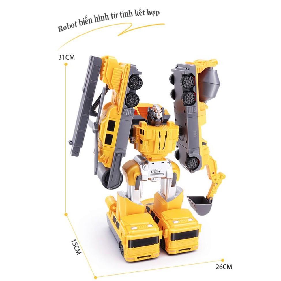 Đồ chơi lắp ráp Robot Magnetic CITY ENGINEERING 21 chi tiết - AsiaMart